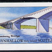 Eynhallow 1982 Bridges (Medway) imperf souvenir sheet (£1 value) unmounted mint