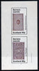 Bernera 1982 Ornate Book Covers #1 imperf set of 2 (40p & 60p)