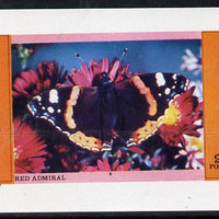 Nagaland 1974 Butterflies (Red Admiral) imperf souvenir sheet (2R value) unmounted mint