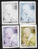 Honduras 2005 The Pope 15L set of 4 imperf progressive proofs comprising single colour (black), 2-colour, 3-colour and completed all 4-colour composite, unmounted mint