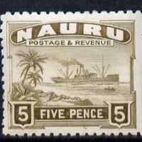 Nauru 1924-48 Century 5d mounted mint SG 33