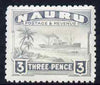 Nauru 1924-48 Century 3d mounted mint SG 31