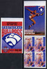 Australia 1996 Centenary of Australian Football League $4.50 booklet - Footscray Bulldogs, complete and fine SG SB104