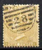Great Britain 1862-64 QV 9d bistre good colour and perfs sound used SG86 cat £450