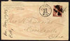 United States 1883 cover Detroit to Ohio with Pharmacist imprint and illustration of factory