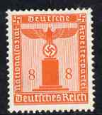 Germany 1938 Party Official 8pf vermilion (wmk Swastikas) unmounted mint, SG O653