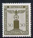 Germany 1938 Party Official 30pf bronze-green (wmk Swastikas) unmounted mint, SG O657