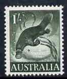 Australia 1959 Platypus 1s green from def set unmounted mint, SG 320