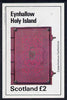Eynhallow 1982 Ornate Book Covers #2 imperf deluxe sheet (£2 value)