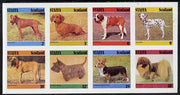 Staffa 1978 Dogs (Irish Setter, Dachshund, St Bernard etc) imperf set of 8 values (2p to 40p) unmounted mint