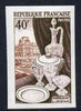 France 1953 Porcelain & Cut-glass 40f (from National Industries set) IMPERF unmounted mint as SG 1168 (Yv 972)