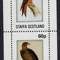 Staffa 1981 Birds of Prey #03 perf,set of 2 values (40p & 60p) unmounted mint