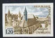 France 1972 Charlieu Abbey 1.20f imperf unmounted mint (from Tourist Publicity set), as SG 1959 (Yv 1712)