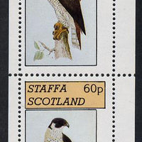 Staffa 1981 Birds of Prey #04 perf,set of 2 values (40p & 60p) unmounted mint