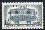 France 1944 Centenary of Mobile PO's unmounted mint SG 821