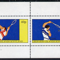 Bernera 1982 Tennis perf,set of 2 values (40p & 60p) unmounted mint