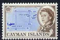 Cayman Islands 1962-64 Map 2d unmounted mint, SG 168