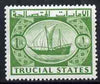 Trucial States 1961 Dhow 1r green unmounted mint, SG 8