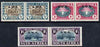 South West Africa 1939 250th Anniversary of Huguenots set of 6 (3 horiz pairs) unmounted mint SG111-3