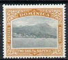 Dominica 1903-07 Roseau Crown CC 2s6d very lighly mounted mint SG 35