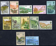 Tristan da Cunha 1972 Flowering Plants definitive set of 12 complete unmounted mint SG 158-69