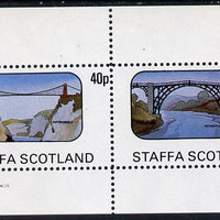 Staffa 1982 Bridges (Clifton & Iron Bridge) perf,set of 2 values (40p & 60p) unmounted mint