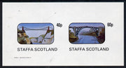 Staffa 1982 Bridges (Clifton & Iron Bridge) imperf,set of 2 values (40p & 60p) unmounted mint