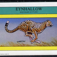 Eynhallow 1982 Animals #06 (Cheetah) imperf deluxe sheet (£2 value) unmounted mint