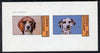 Staffa 1982 Dogs (Dalmation etc) imperf,set of 2 values (40p & 60p) unmounted mint