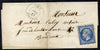 France 1867 wrapper to Bordeaux bearing 20c adhesive