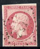 France 1853 Napoleon 80c red 4 clear to large margins fu with numeral cancel