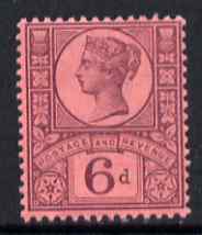 Great Britain 1887-92 QV Jubilee 6d unmounted mint SG208