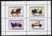 Eynhallow 1981 Vintage Cars #2 (Pannard, Benz, Cadillac & Morris) perf,set of 4 values (10p to 75p) unmounted mint