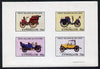 Eynhallow 1981 Vintage Cars #2 (Pannard, Benz, Cadillac & Morris) imperf,set of 4 values (10p to 75p) unmounted mint