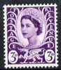 Great Britain Regionals - Wales 1967-69 Wilding 3d deep lilac no wmk unmounted mint SG W7
