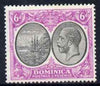 Dominica 1923-33 KG5 Badge 6d black & magenta mounted mint SG 82