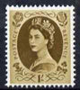 Great Britain 1958-65 Wilding Crowns 1s bistre-brown unmounted mint SG 584