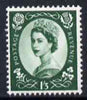 Great Britain 1958-65 Wilding Crowns 1s3d green unmounted mint SG 585