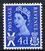 Great Britain Regionals - Scotland 1967-70 Wilding 4d deep bright blue no wmk unmounted mint SG S8