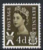 Great Britain Regionals - Scotland 1967-70 Wilding 4d olive-sepia no wmk unmounted mint SG S9