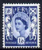 Great Britain Regionals - Scotland 1958-67 Wilding 1s6d grey-blue wmk Crowns unmounted mint SG S6