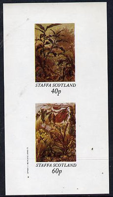 Staffa 1982 Insects imperf,set of 2 values (40p & 60p) unmounted mint
