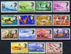 Solomon Islands 1968-71 Pictorial definitive set complete 15 values 1c to $2 lightly mounted mint SG166-80