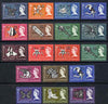 Solomon Islands 1966-67 Decimal Surcharge definitive set complete 18 values (wmk sideways) mounted mint SG 135B-52B