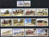 Nevis 1981 definitive set complete 5c to $10 opt'd SPECIMEN unmounted mint