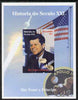 St Thomas & Prince Islands 2004 History of the 21st Century #06 Kennedy & Apollo 11 imperf m/sheet unmounted mint. Note this item is privately produced and is offered purely on its thematic appeal