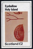 Eynhallow 1982 Sea Weed imperf deluxe sheet (£2 value) unmounted mint
