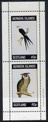Bernera 1982 Birds of Prey perf,set of 2 values (40p & 60p) unmounted mint