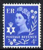 Great Britain Regionals - Northern Ireland 1958-67 Wilding 4d ultramarine wmk Crowns 2 phosphor bands unmounted mint SG NI2p
