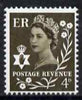 Great Britain Regionals - Northern Ireland 1968-69 Wilding 4d olive-sepia no wmk unmounted mint SG NI8